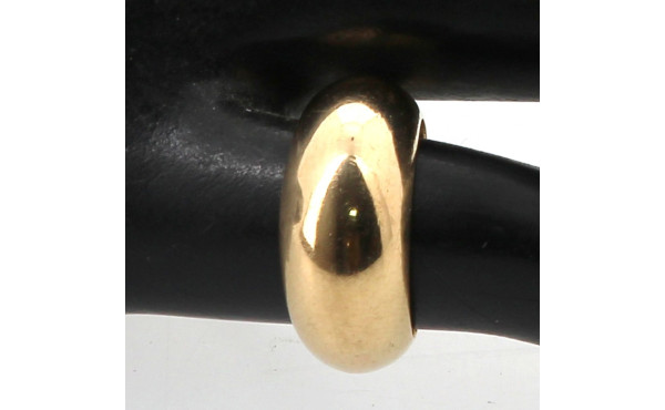 Bague jonc en or jaune 18 cts, non poinç