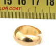 Bague jonc en or jaune 18 cts, non poinç