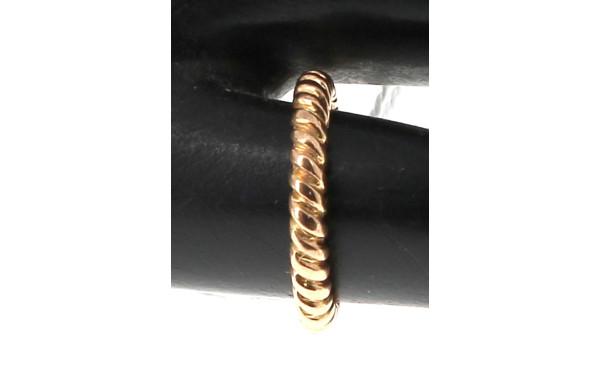 Alliance en or jaune 18 cts, non poinçon