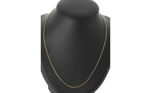 Chaîne en or jaune 18 cts, poinçon tête 