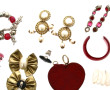 Lot de bijoux fantaisie dont bracelets, 