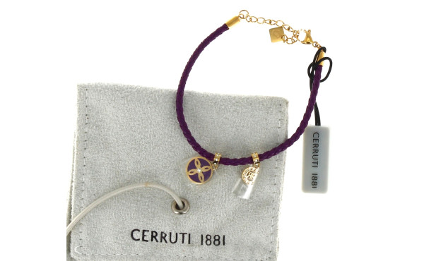 CERRUTI 1881 - Bracelet avec 2 breloques