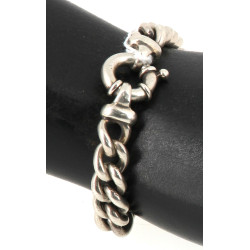 Bracelet maille gourmette en argent 925è