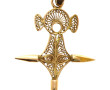 Pendentif croix d'Agadès en or jaune 18 