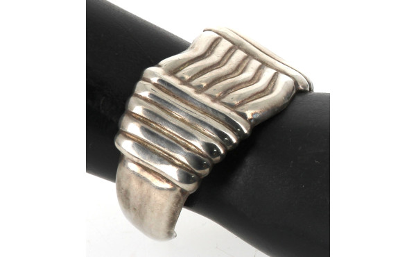 Bracelet jonc ouvert en argent 925ème, M