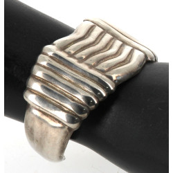 Bracelet jonc ouvert en argent 925ème, M