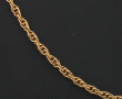 Chaîne maille torsadée en or jaune 18 ct