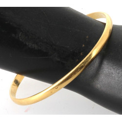 Bracelet jonc en or jaune 18 cts, poinço