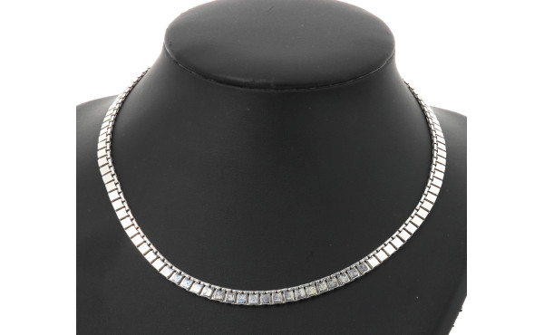 MONET - Collier vintage à maille plate e