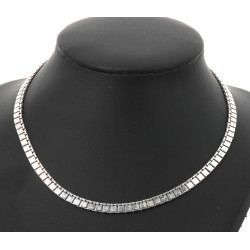 MONET - Collier vintage à maille plate e