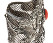 Bracelet manchette en argent style maroc