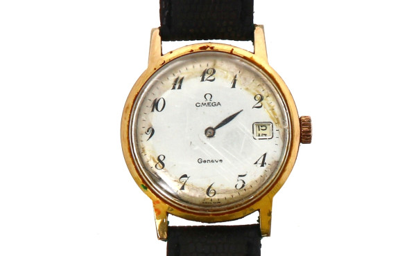 OMEGA - Montre en plaqué or non fonction