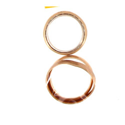 Lot de 4 alliances en or jaune 18 cts (3