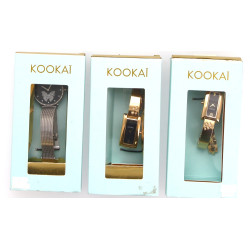 KOOKAI - Trois montres bracelet dame en 