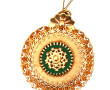 Pendentif rond ouvrant en or jaune 18 ct