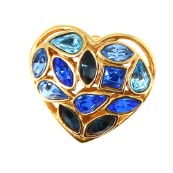 Yves SAINT LAURENT - Petite broche pende