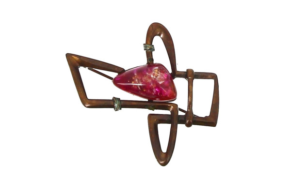 Christian LACROIX - Grande broche en mét