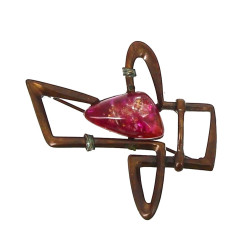 Christian LACROIX - Grande broche en mét