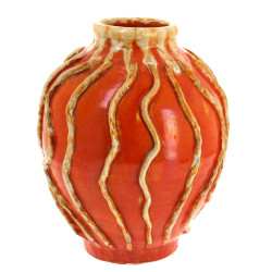 HENRIOT Quimper - RARE vase de forme ovo