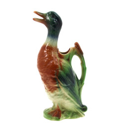ST CLEMENT - Pichet canard en faïence po
