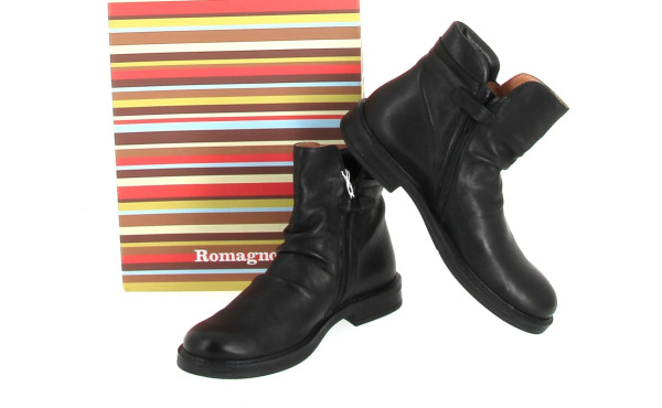 ROMAGNOLI - Bottines en cuir, coloris no