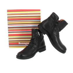 ROMAGNOLI - Bottines en cuir, coloris no