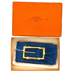 HERMES Paris - Ceinture à boucle en méta