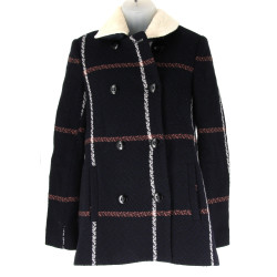 EKYOG - Manteau avec col amovible, 100% 