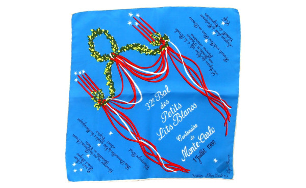 MONTE-CARLO - Carré en soie "32è Bal des