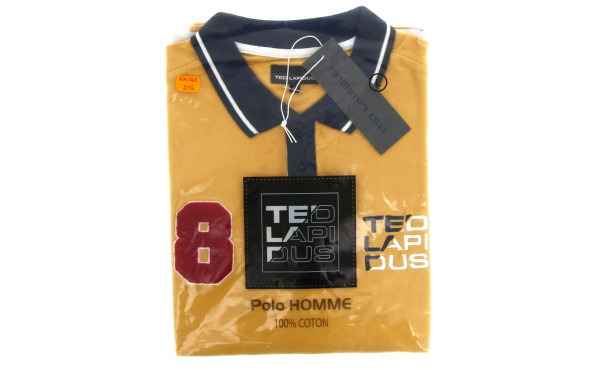 TED LAPIDUS - Polo homme neuf, bleu mari