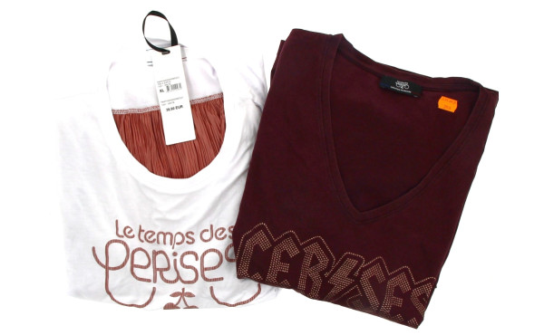 LE TEMPS DES CERISES - lot de 2 teeshirt
