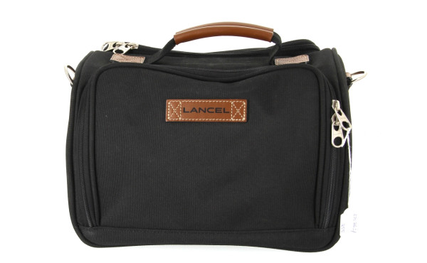 LANCEL - Vanity de voyage en toile noire