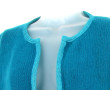 MUSETTI Italie - Gilet en mohair turquoi