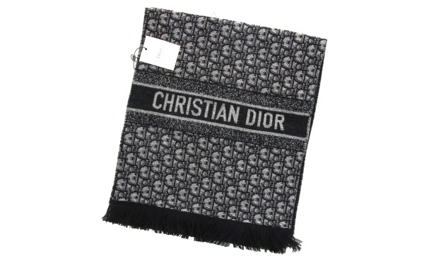 Christian DIOR - Echarpe cachemire, neuv