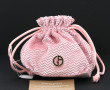GIORGIO ARMANI - Bourse rose en velours,