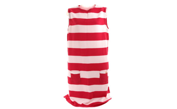 ARMOR LUX - Robe à rayures rose et blanc