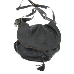 Gérard DAREL - Sac de dame en cuir noir 
