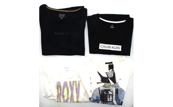 Lot de 4 teeshirt : un Roxy XL neuf avec