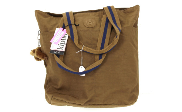 KIPLING - Sac en toile couleur tabac, ne