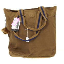 KIPLING - Sac en toile couleur tabac, ne