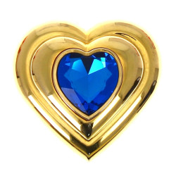 YVES SAINT-LAURENT - Poudrier cœur en mé