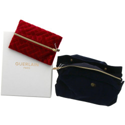 GUERLAIN - Pochette de toilette bleu mar