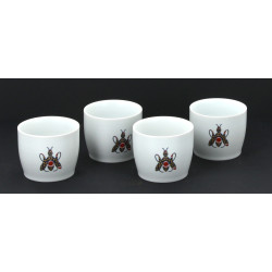 GUERLAIN Paris - 4 tasses à moka