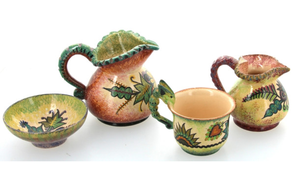 Paul FOUILLEN - Paire de crémiers en 2 t