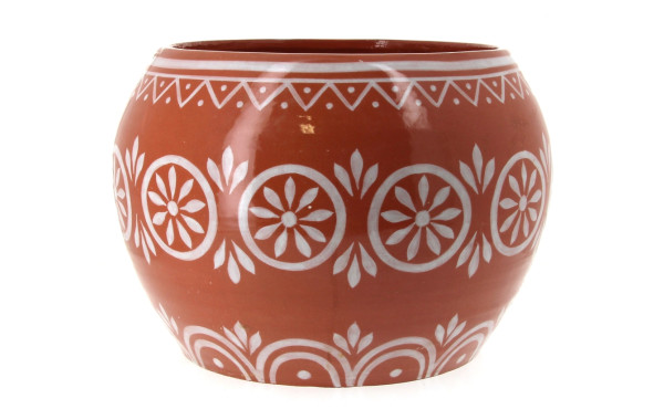 HENRIOT QUIMPER - Important cache pot en