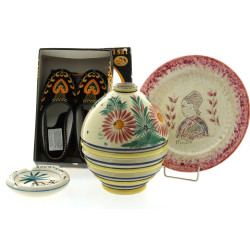 HB Quimper (avant 42) - Vase boule en fa