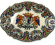 HENRIOT QUIMPER - Plat ovale à bords con