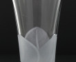 JC DURAND - Vase en cristal transparent 