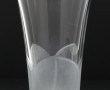 JC DURAND - Vase en cristal transparent 