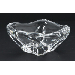 DAUM France - Coupelle en cristal, signé